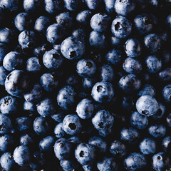 Fresh blueberry full frame background.