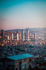 Obraz premium sunset in izmir