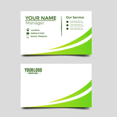 Fototapeta premium Vector Modern Creative and Clean Business Card Template.Stationery Design.Modern minimalist business card template. Corporate Business Card Design vector simple style. Branding, stationary.vector eps 