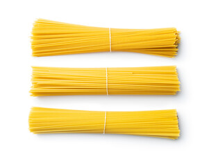 Raw spaghetti pasta