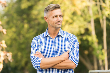 enjoy the weather. he radiates charisma. male beauty and fashion. young adult man in casual...