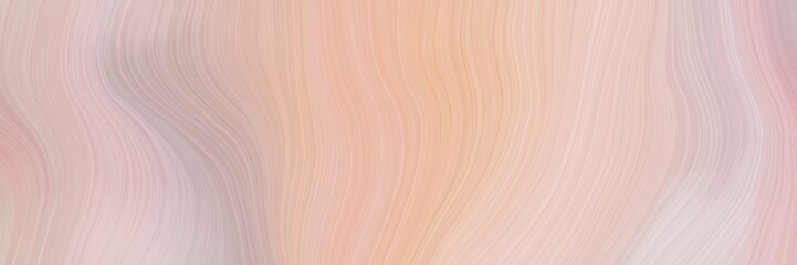 soft abstract artistic waves graphic with smooth swirl waves background illustration with baby pink, silver and tan color