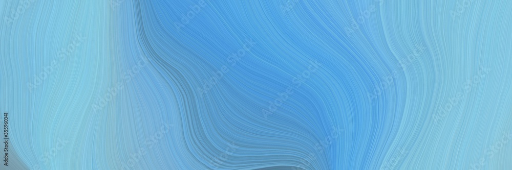 Aufkleber soft artistic art design graphic with modern soft swirl waves background illustration with corn flow