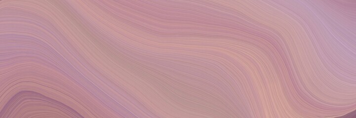 Obraz premium soft background graphic with modern curvy waves background illustration with rosy brown, pastel violet and antique fuchsia color