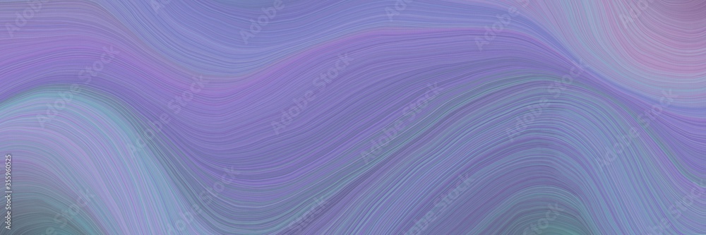 Poster soft creative waves graphic with elegant curvy swirl waves background illustration with light slate 