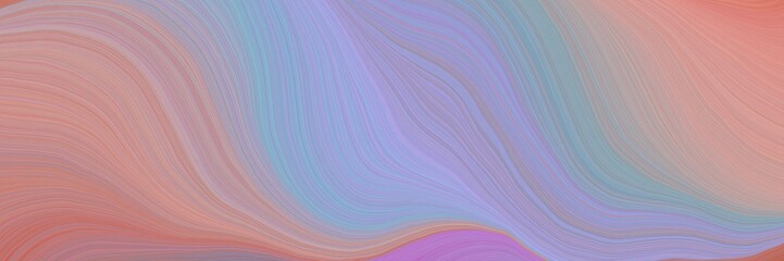 Obraz premium soft creative waves graphic with modern soft curvy waves background illustration with pastel purple, light pastel purple and indian red color