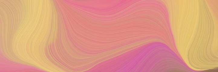 soft abstract artistic waves graphic with contemporary waves design with dark salmon, burly wood and pale violet red color