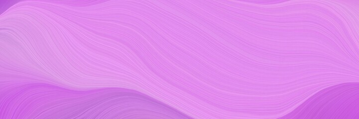 Obraz premium soft abstract artistic waves graphic with modern curvy waves background illustration with violet, medium orchid and orchid color