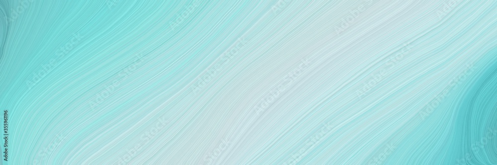 Poster soft abstract art waves graphic with elegant curvy swirl waves background illustration with powder b