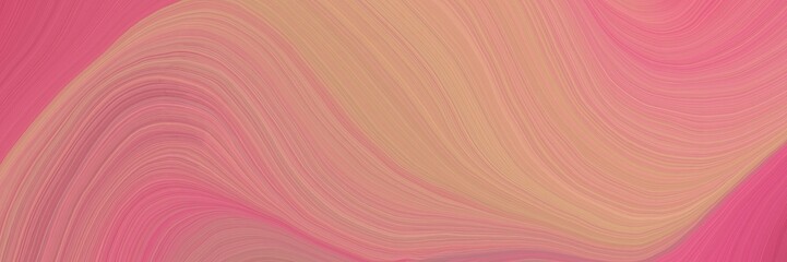 soft background graphic with modern curvy waves background design with light coral, dark salmon and moderate pink color