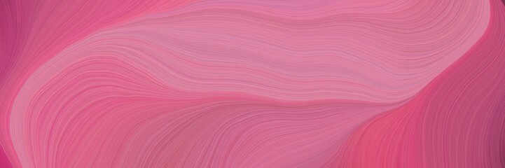 Fototapeta premium soft abstract artistic waves graphic with modern soft swirl waves background illustration with pale violet red, pastel magenta and moderate pink color