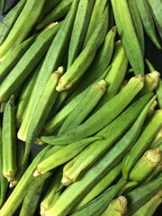 fresh lady’s finger batch