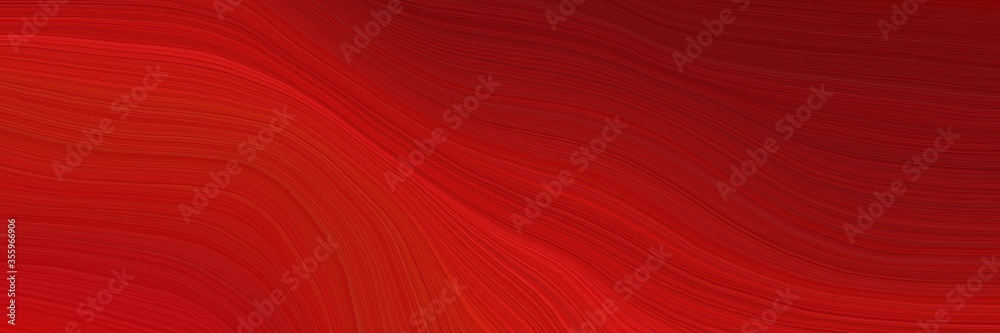 Poster colorful vibrant artistic art design graphic with smooth swirl waves background illustration with st