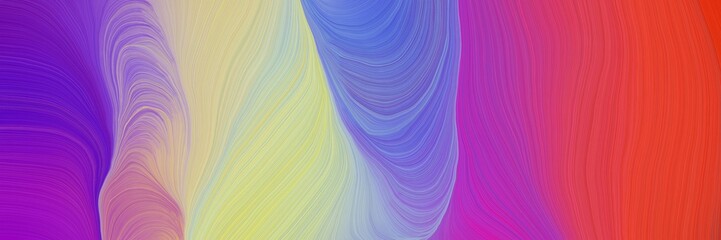 colorful vibrant abstract art waves graphic with modern curvy waves background illustration with moderate violet, ash gray and crimson color