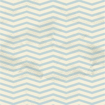 Blue seamless vintage pattern of thin zigzag (chevron) on grange paper