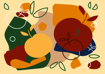 abstract patterns. hand-drawn doodles of various shapes. modern fashion illustrations