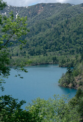 Fototapeta na wymiar オコタンペ湖（Lake Okotanpe）