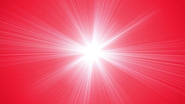 Light Rays Animation Loop Red Chakra