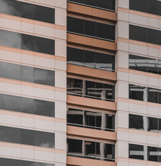 Wellington Business Building Closed up; Black and Golden color