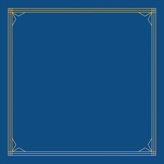 Vintage art deco frame 1920s and 1930s style