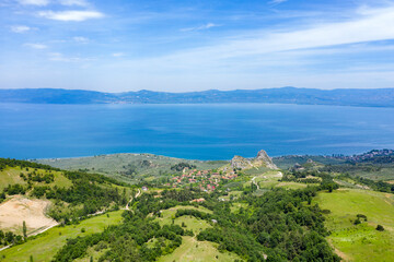 Obraz premium aerial view of landscape