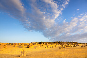 Fototapeta na wymiar Pinnacles Desert in western Australia