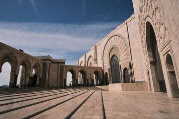 Fototapeta na wymiar Mosquée Hassan II in Casablanca Morocco