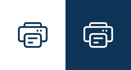 Printer icon for web and mobile