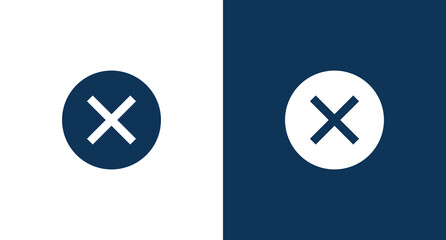 Obraz premium Delete icon for web and mobile