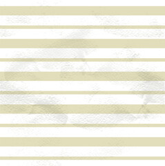 Nahtloses Vintage-Beige-Muster aus weißen horizontalen dicken und Dingstreifen