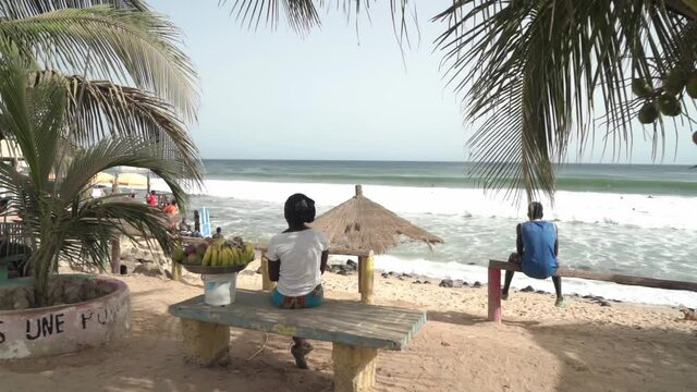 Ocean view of Dakar, Senegal, Africa