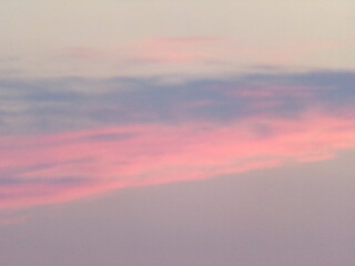 sunset in the clouds