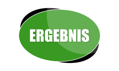 Fototapeta premium Ergebnis - text written in green shape