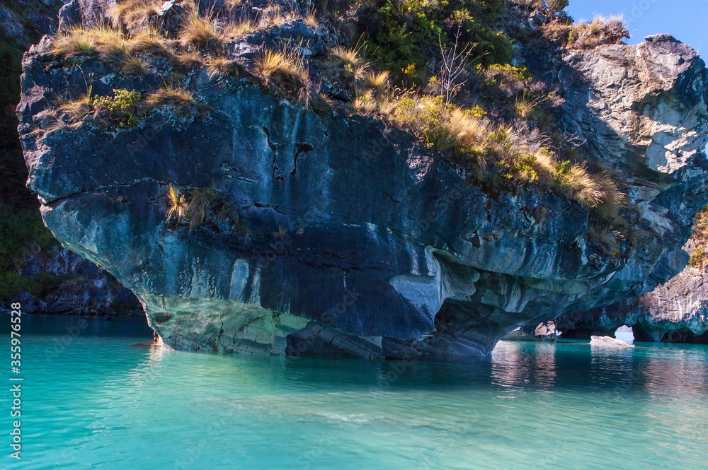 Wall mural Catedreles de Marmol  Lago General Carrera  Regin de Aisen  Marmol  roca