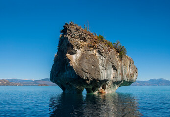 Catedreles de Marmol  Lago General Carrera  Regin de Aisen  Marmol  roca