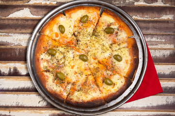 pizza de muzzarella