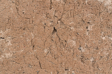 Old house wall falling apart texture background orange brown yellow white grunge space for text