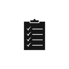 Checklist icon flat vector design