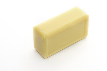 Soap for household use on a white background