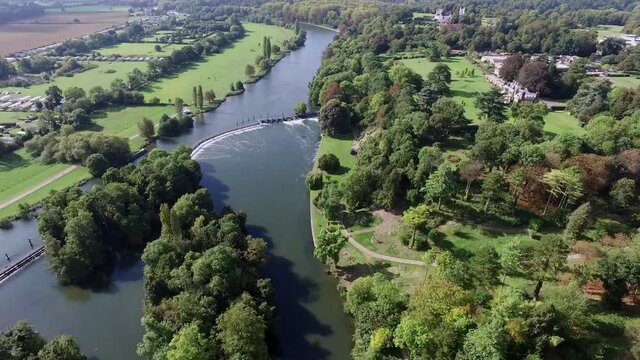 Hurley Lock on the River Thames UK