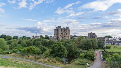 Trim castle in Trim, County Meath, Ireland.