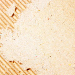 Brown corrugated cardboard sheet background