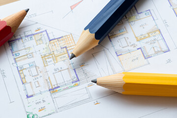 不動産　住宅図面　住宅設計イメージ