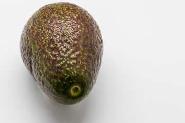 avocado isolated on white background