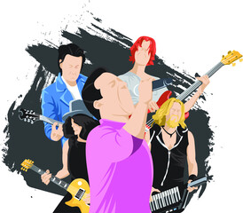 band illustration