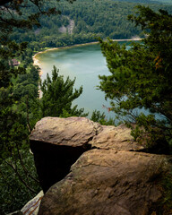 lake in the mountains