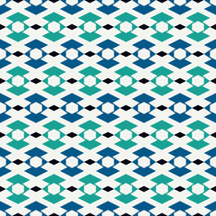 Geometric seamless pattern. Minimal style surface print. Arrows, diamonds motif ornament. Simple geo shapes background
