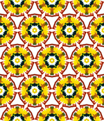 Geo Surface. Endless Repeat Painting. 