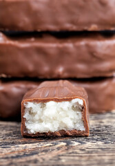 coconut filling in chocolate