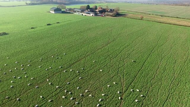 Hyde Farm Estate United Kingdom Aerial View